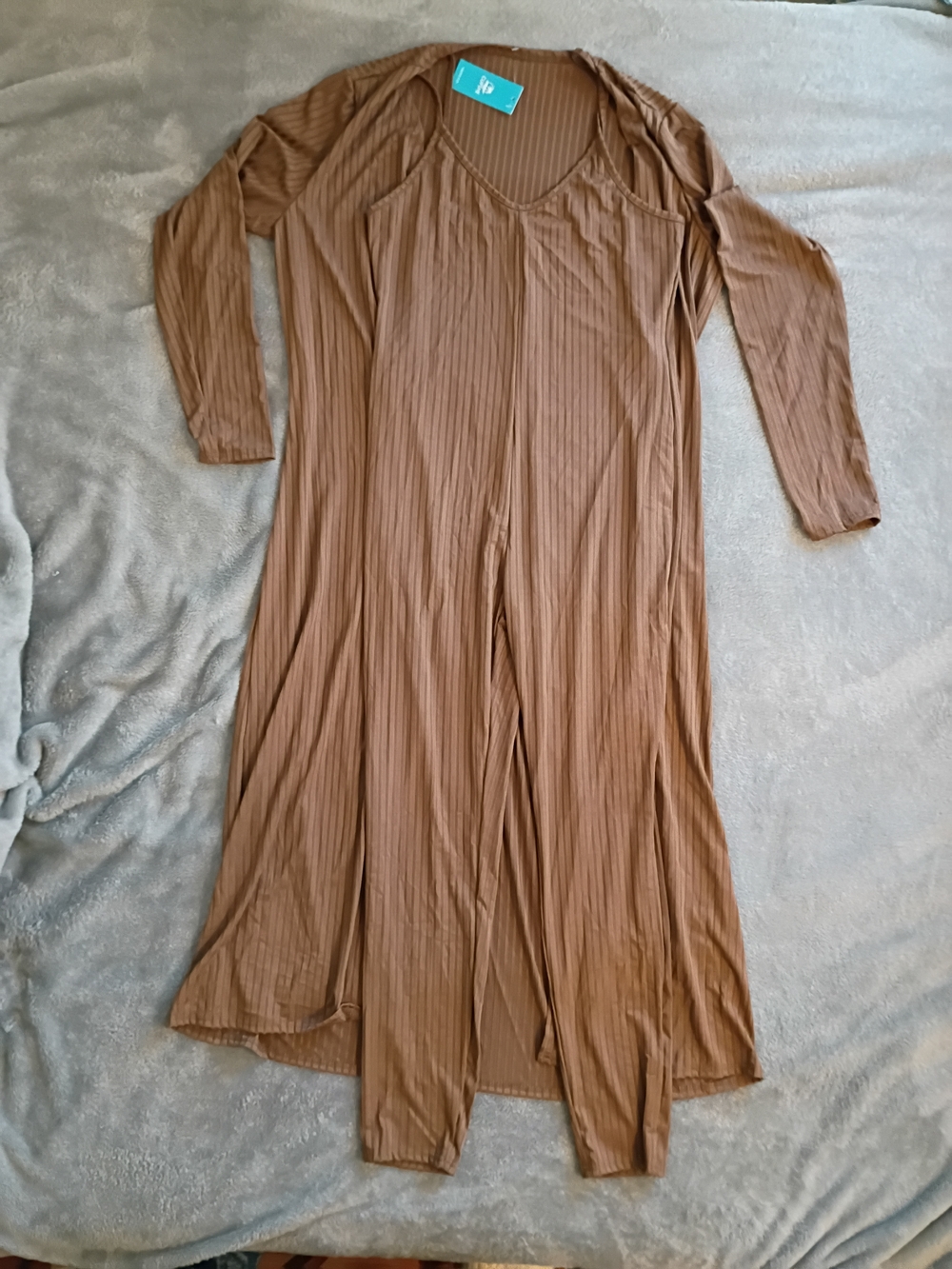 Cupshe Jumpsuit And Duster Set